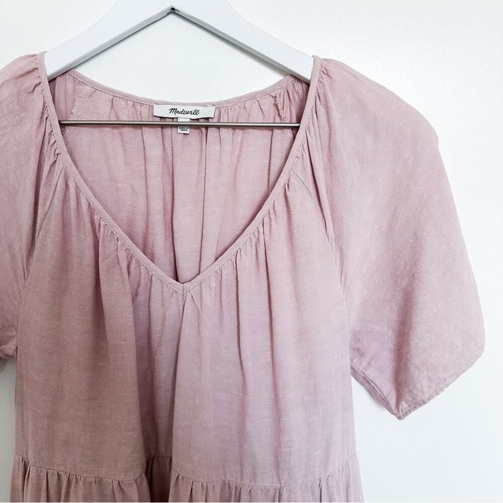 Madewell Linen Blend Lorelei Mini Dress - Picture 4 of 15